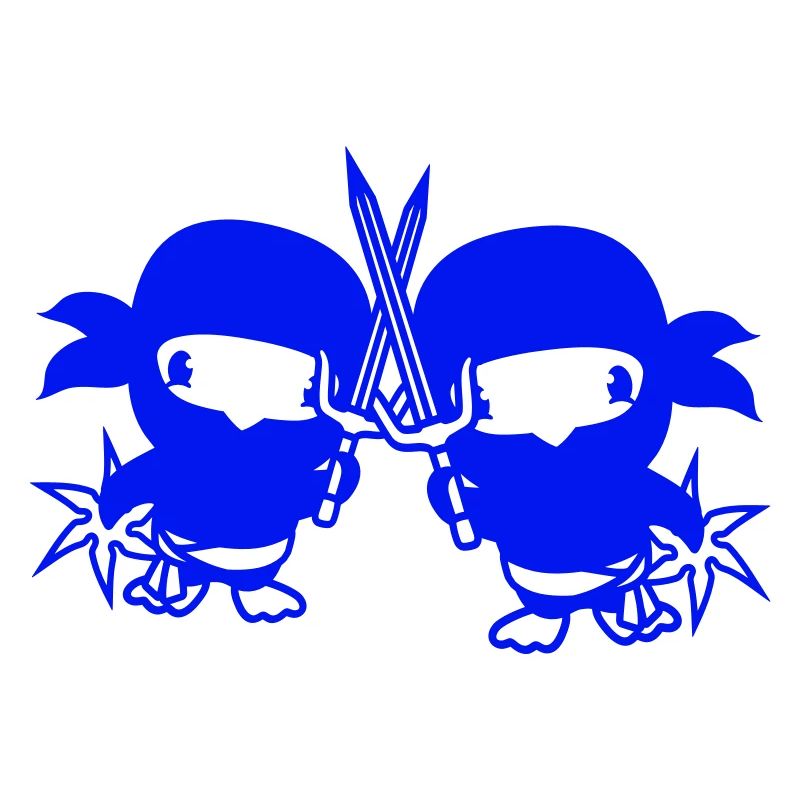 2 Oiseaux Ninja Fighter Assassin Épée Ninja Star