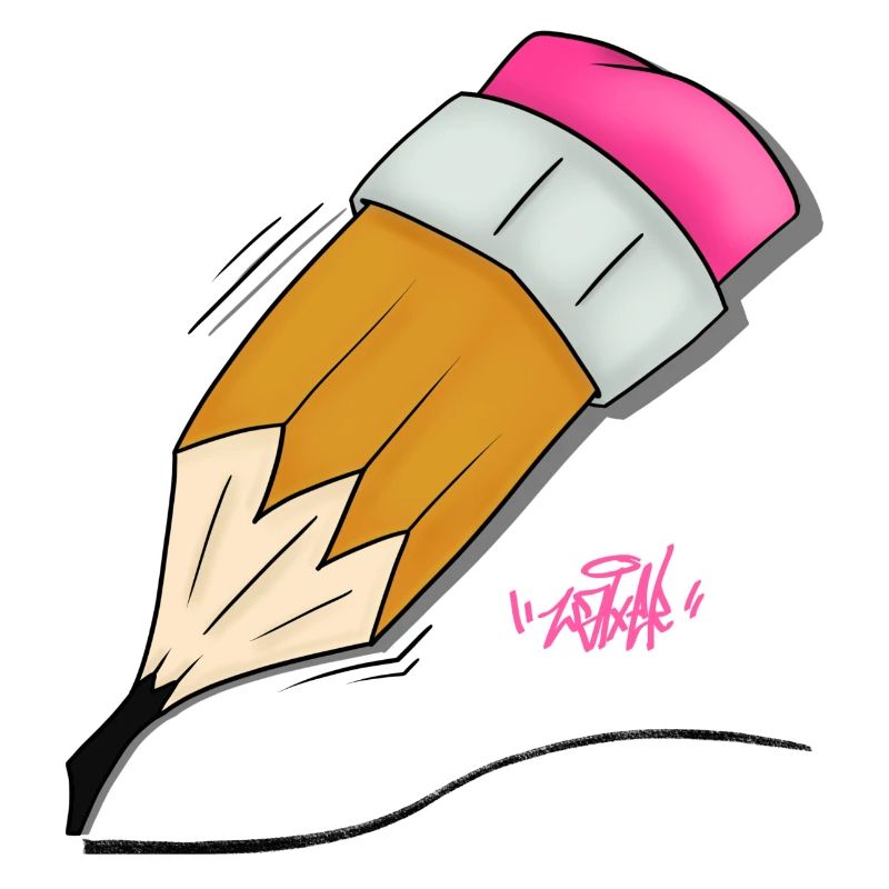 Buntstift Doodle Stil
