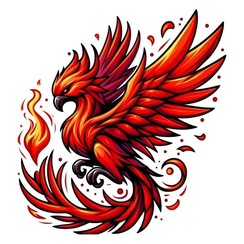 Phénix rouge
