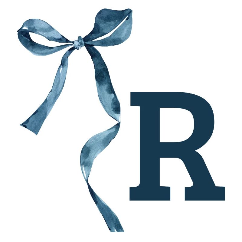 Monogramm r Geschenkidee