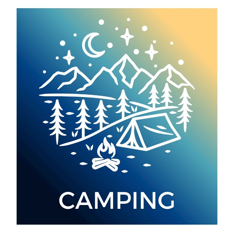 Nuit Forêt Camping Camping