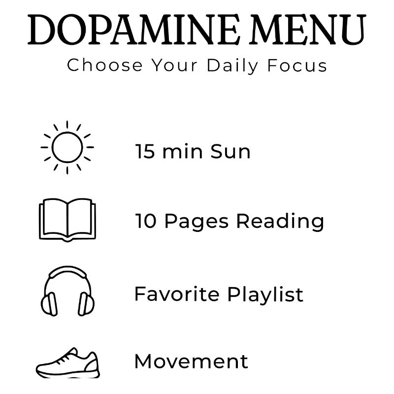 Dopamine Menu ADHD – Aesthetic Self Care Guide