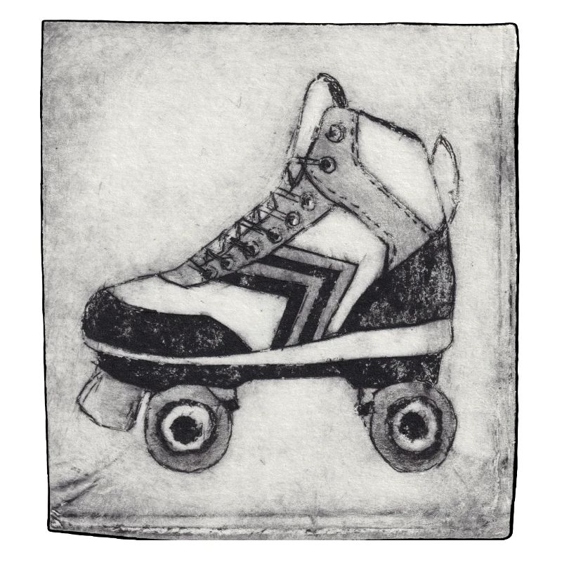 Roller Roller Retro - Sculpté à la main imprimable