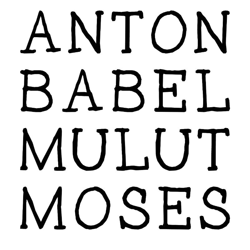 ANTON BABEL MULUT MOÏSE - Sort