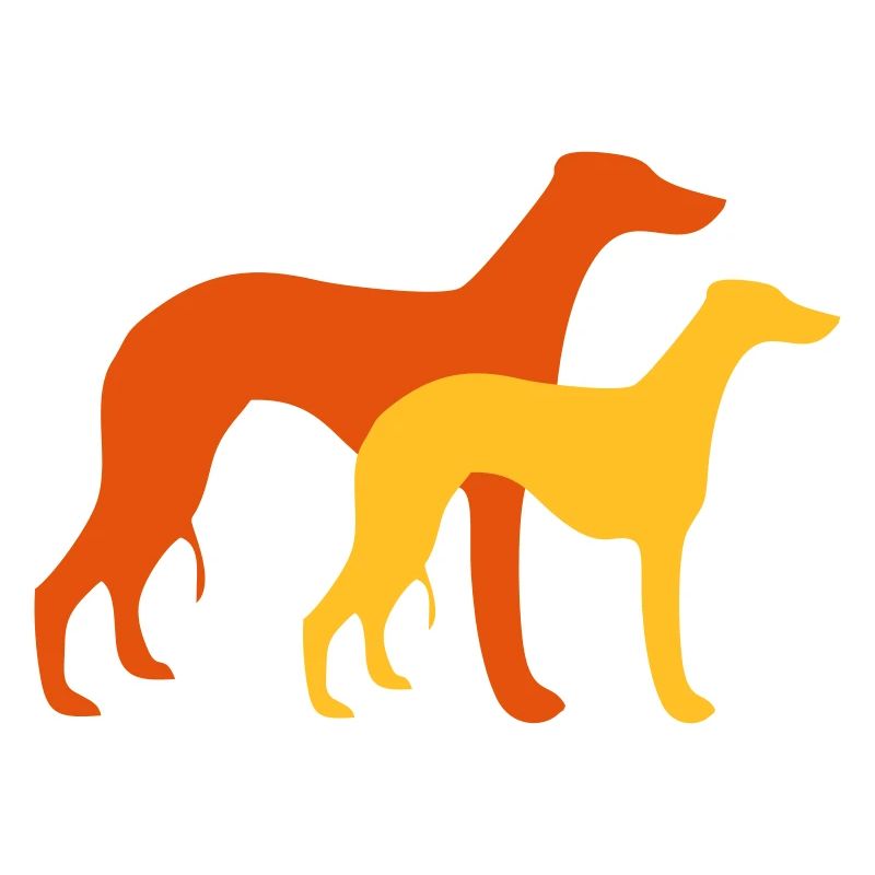 2 whippets 2 couleurs