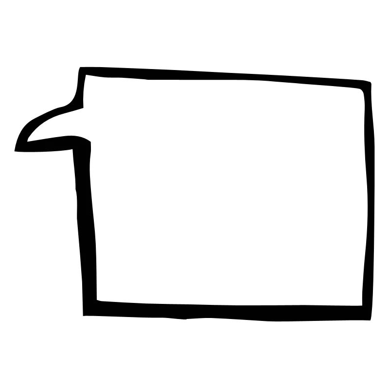 sprechblase4. groß, dicker schwarzer rand