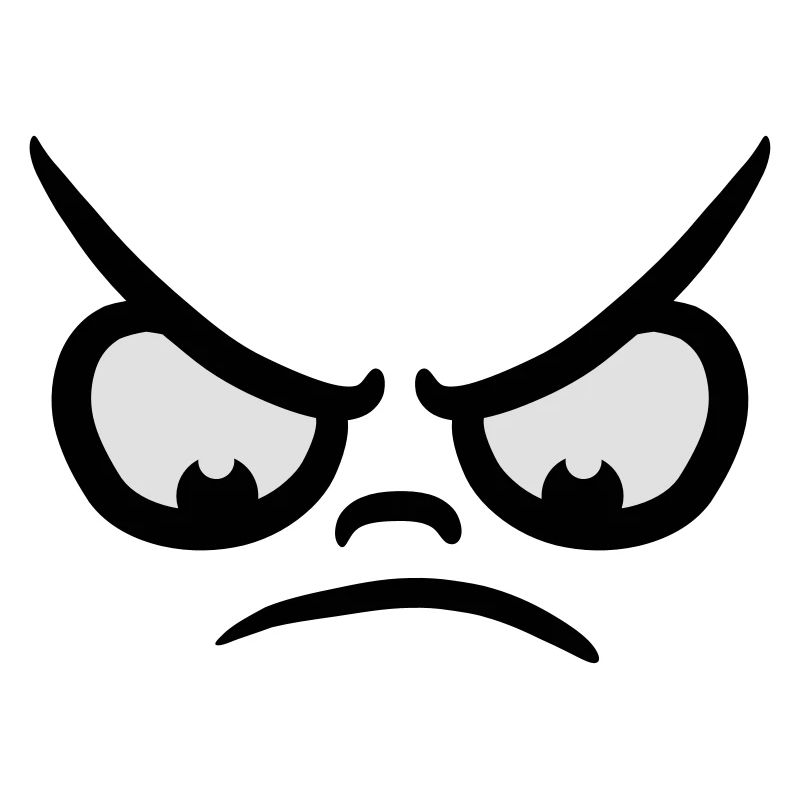 Angry Comic Face