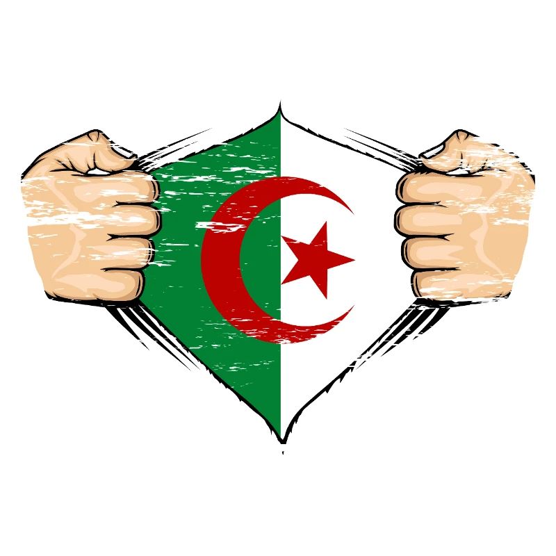 Drapeau de l’Algérie utilisé