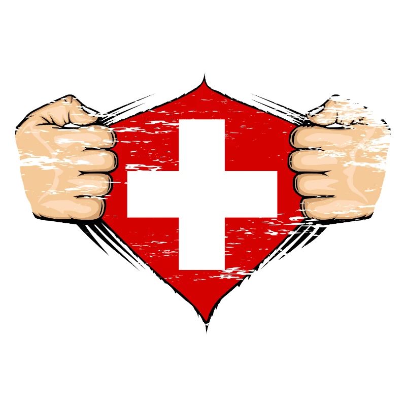 Drapeau suisse utilisé
