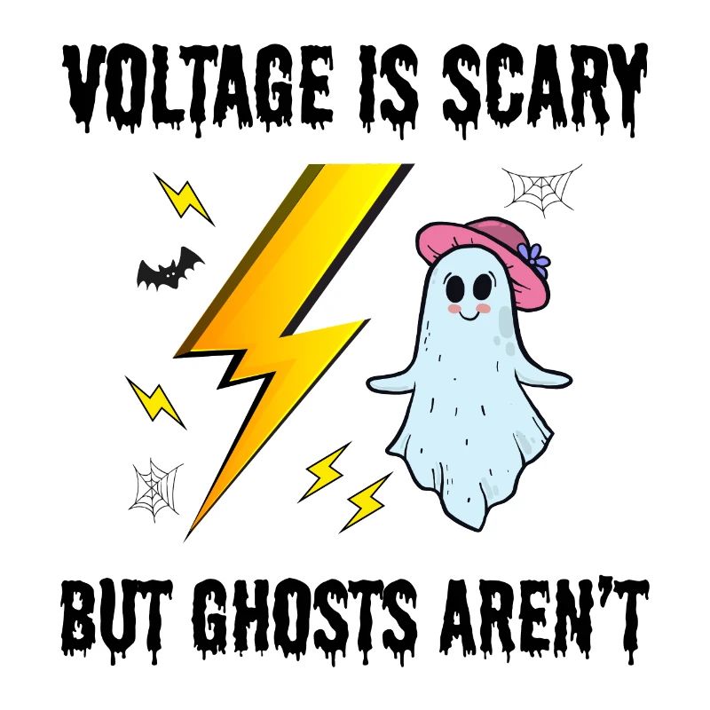 Electrician Halloween Electrical Technician Ghost