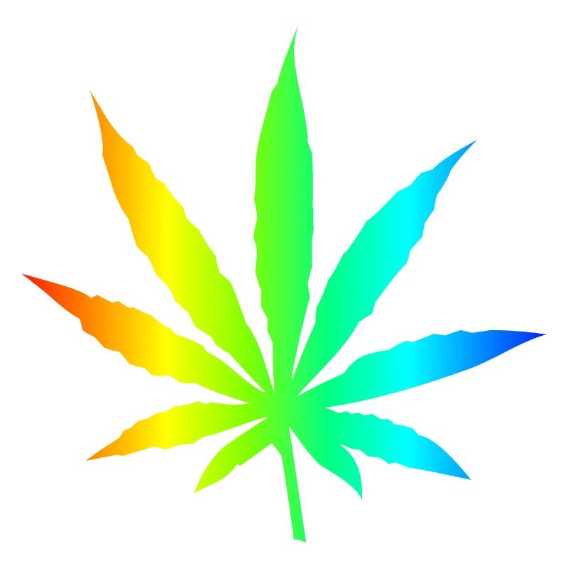 Marijuana Leaf Rainbow