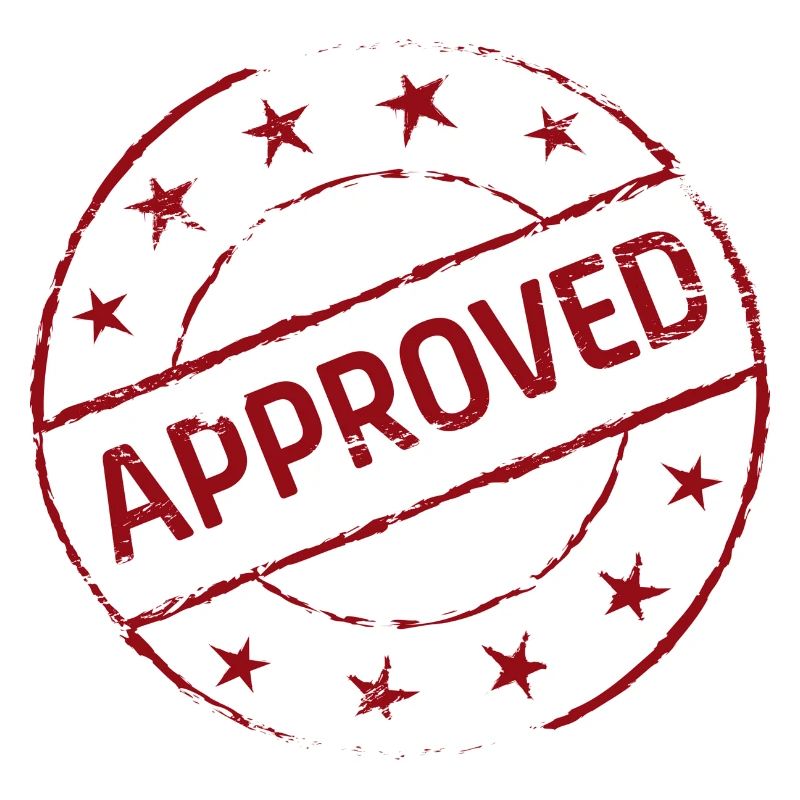 Approved Symbol Geschenk Geschenkidee