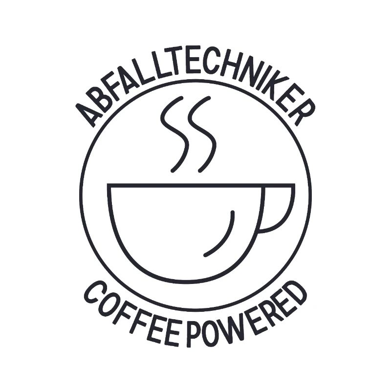 Abfalltechniker Coffee Powered