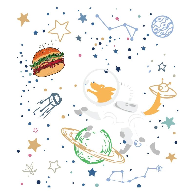 Space Explorer mit Astronaut Fox