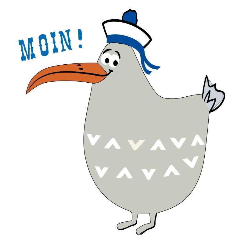 Moin, maritim, Möwe