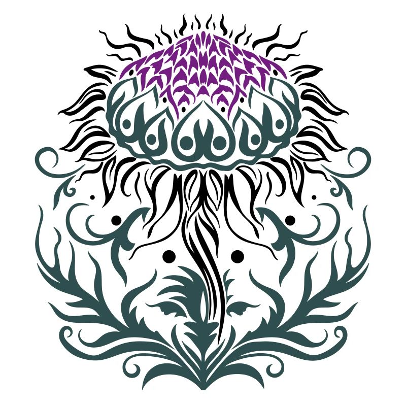 Distel lila Thistle