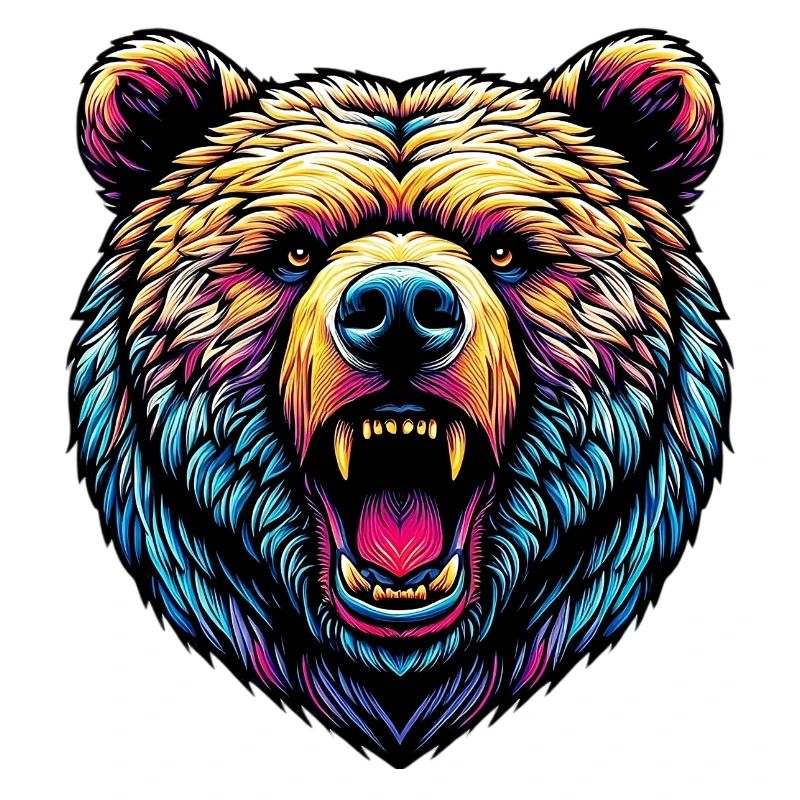 Angry Ferocious Bear