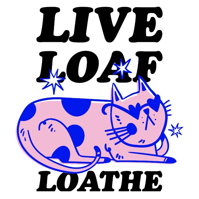 Chill Cat – Chat rétro décontracté