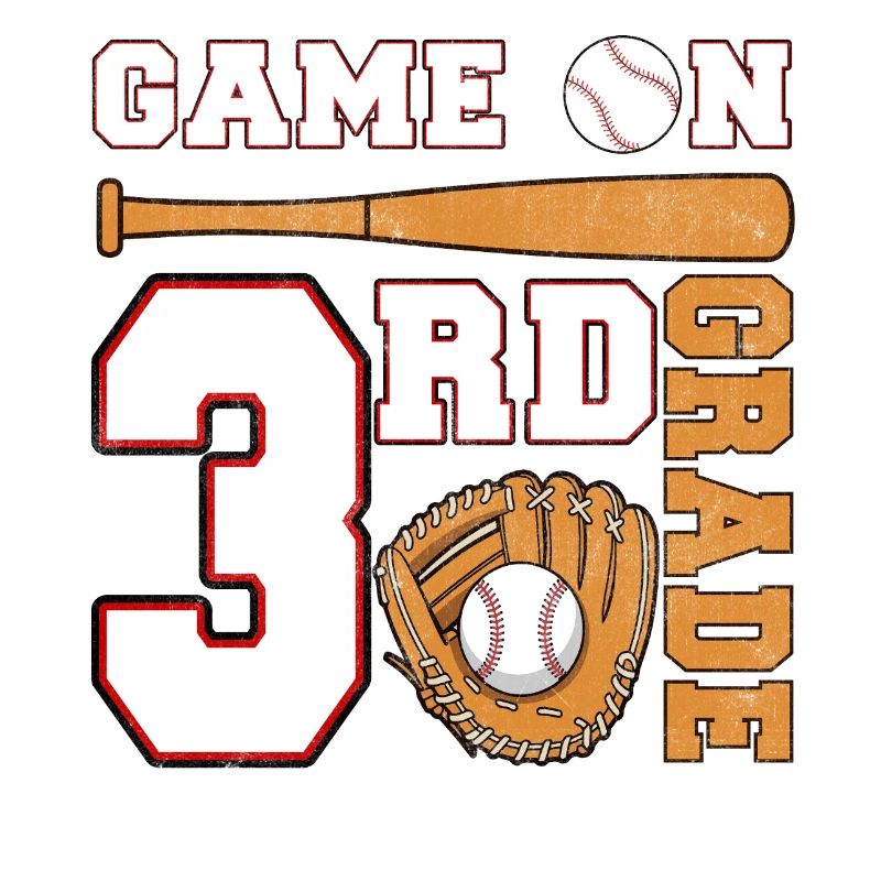 Game On 3rd Grade Baseball Back to School Fun