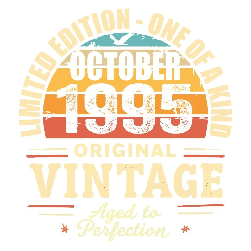 Retro October 1995 - birthday october 1995