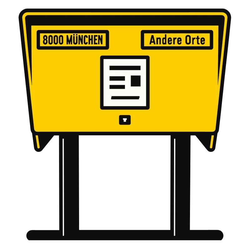 Munich Yellow Mailbox