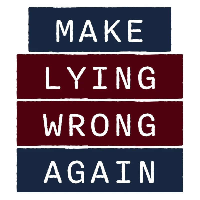 Logo de déclaration politique « Make Fooling Wrong Again »