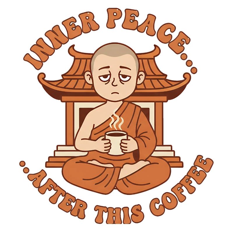 Inner Peace Coffee Zen Monk