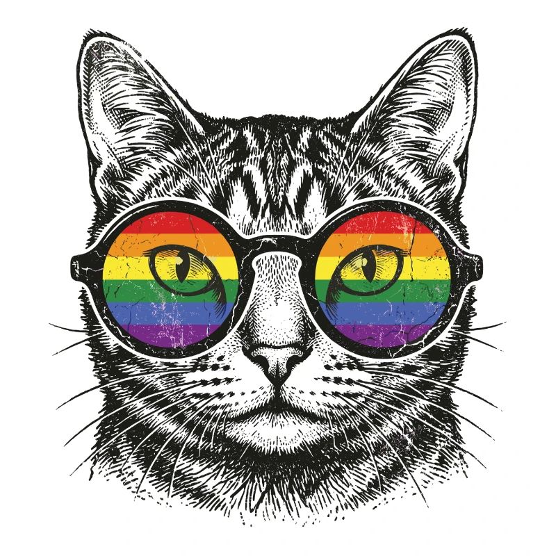 LGBT-Pride-Monat – Regenbogenkatze