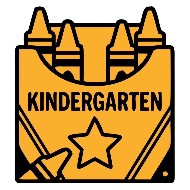 Crayons Kindergarten Logo