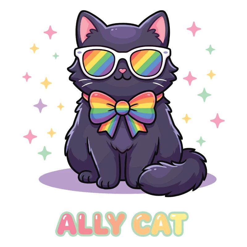 Pride-Monat LGBTQ – Ally Cat
