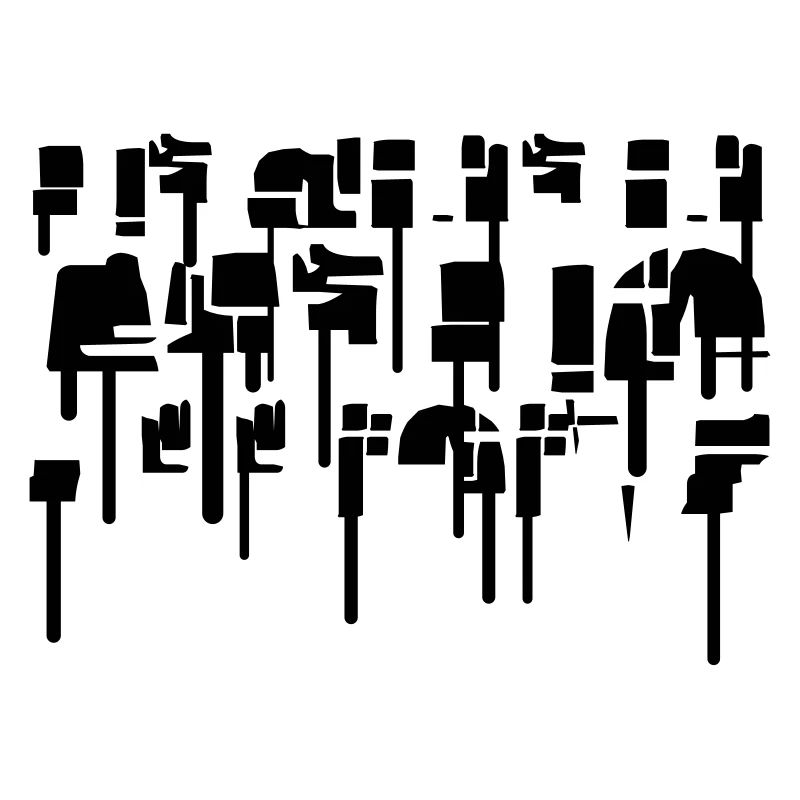 Abstraktes Graffiti