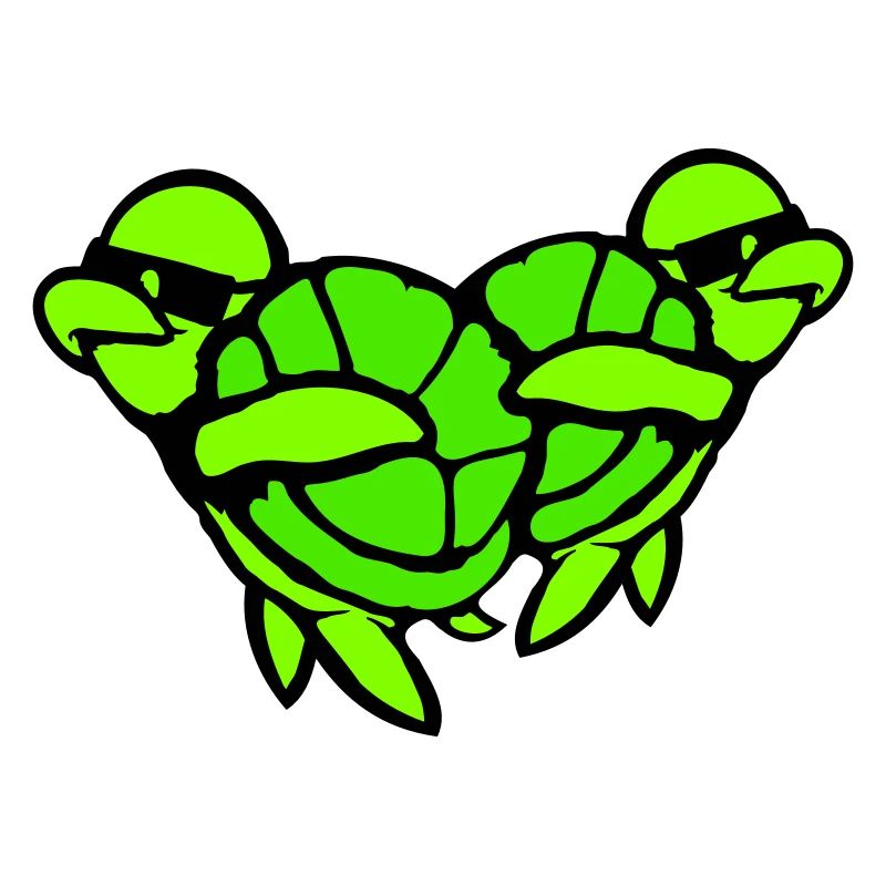 2 Water Turtle Dabbing Dab Dance Sunglasses