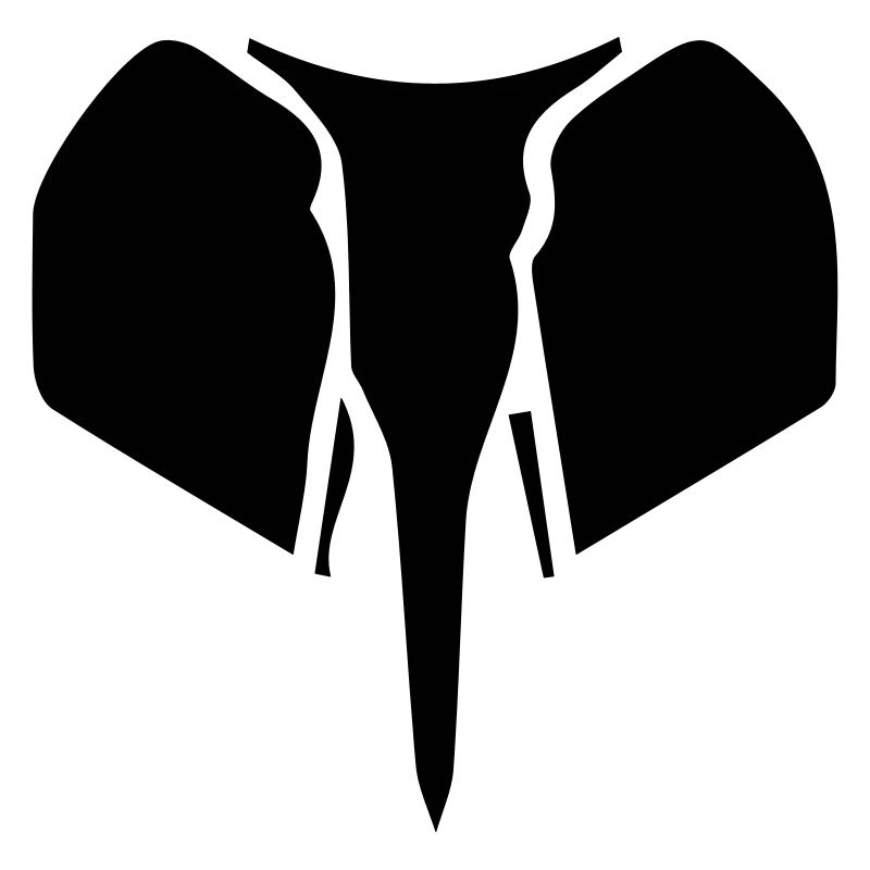 silhouette d'éléphant