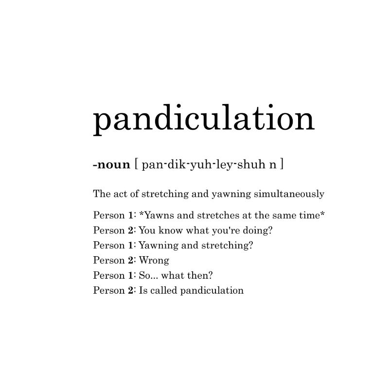 pandiculation definition