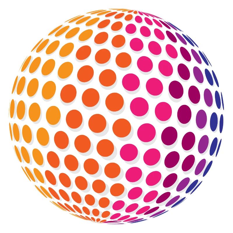 Dotted Rainbow Sphere