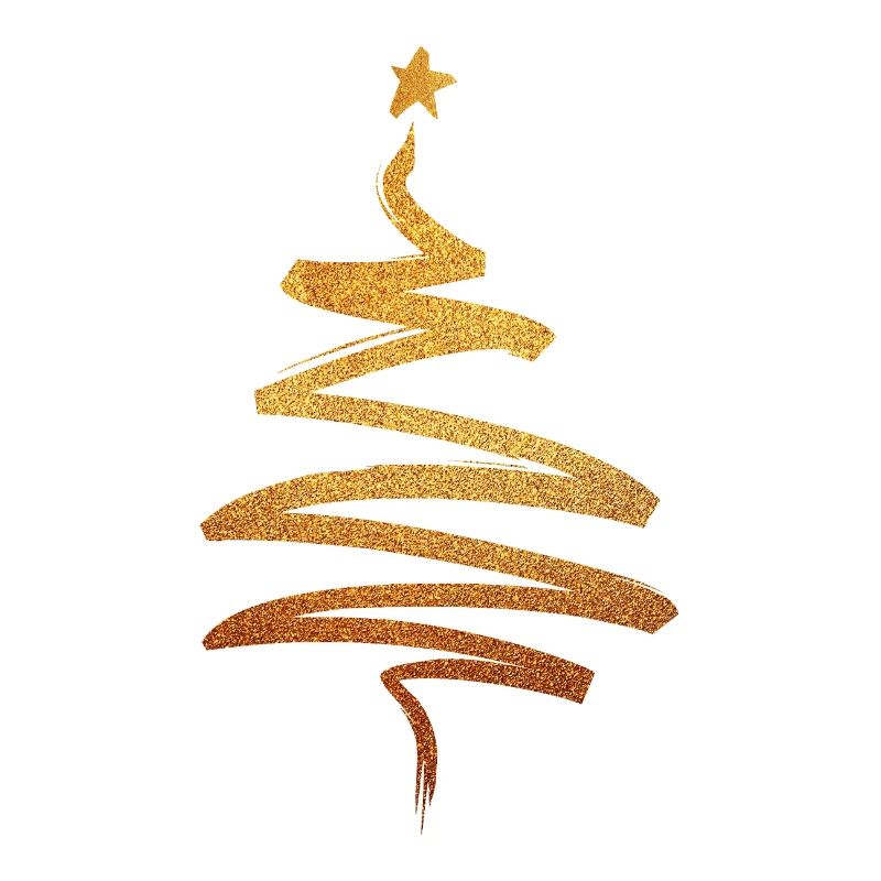 Weihnachtsbaum - Gold Geschenk Geschenkidee