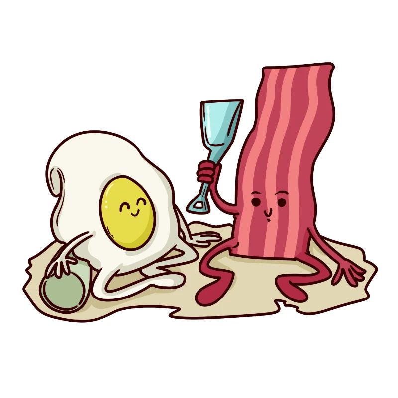 jeu de bacon et œufs dans le bac à sable