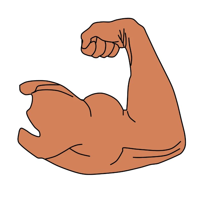 Biceps - Upper Arm - Muscles - Gift Idea
