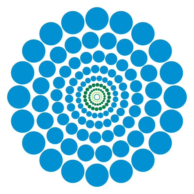 Circle Pattern Art Abstract Magical Gift Cool