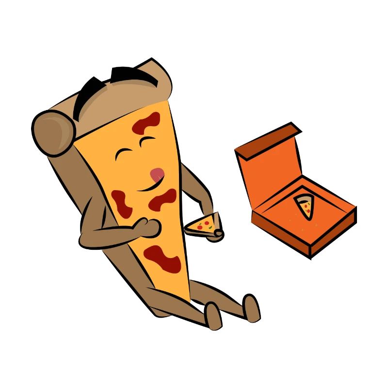 Pizza eats pizza gift food