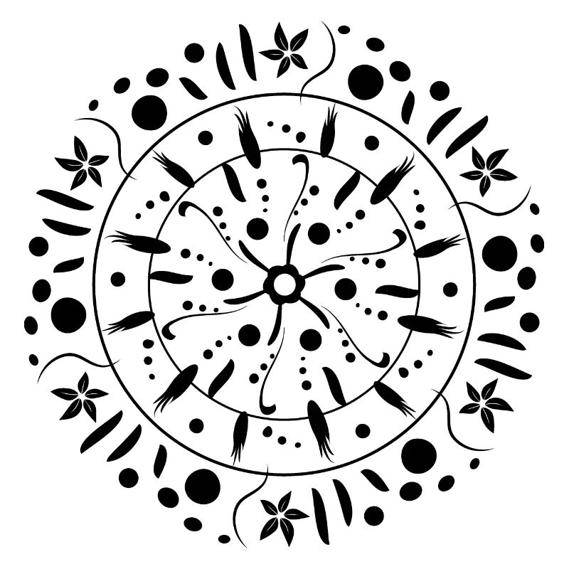 Grain Circle Pattern Gift Idea