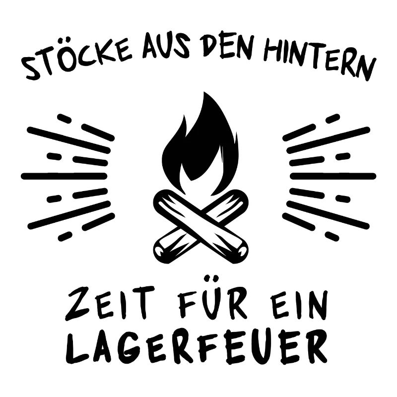 Stoecke from the butt time for a campfire