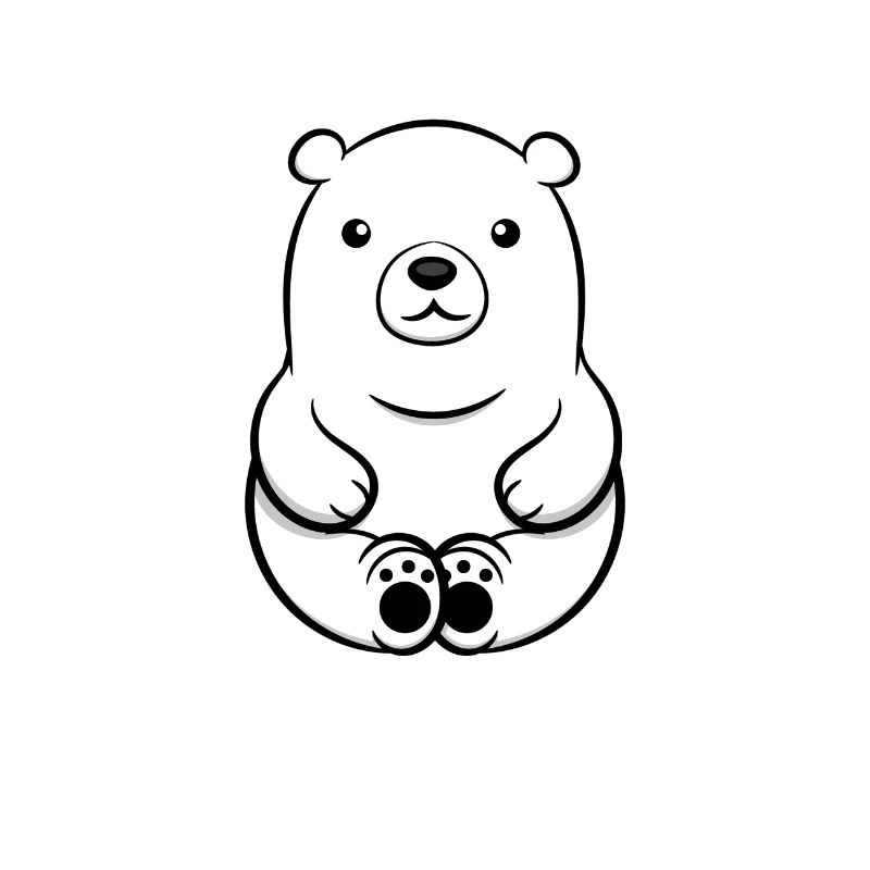 Cooler Eisbär Geschenk