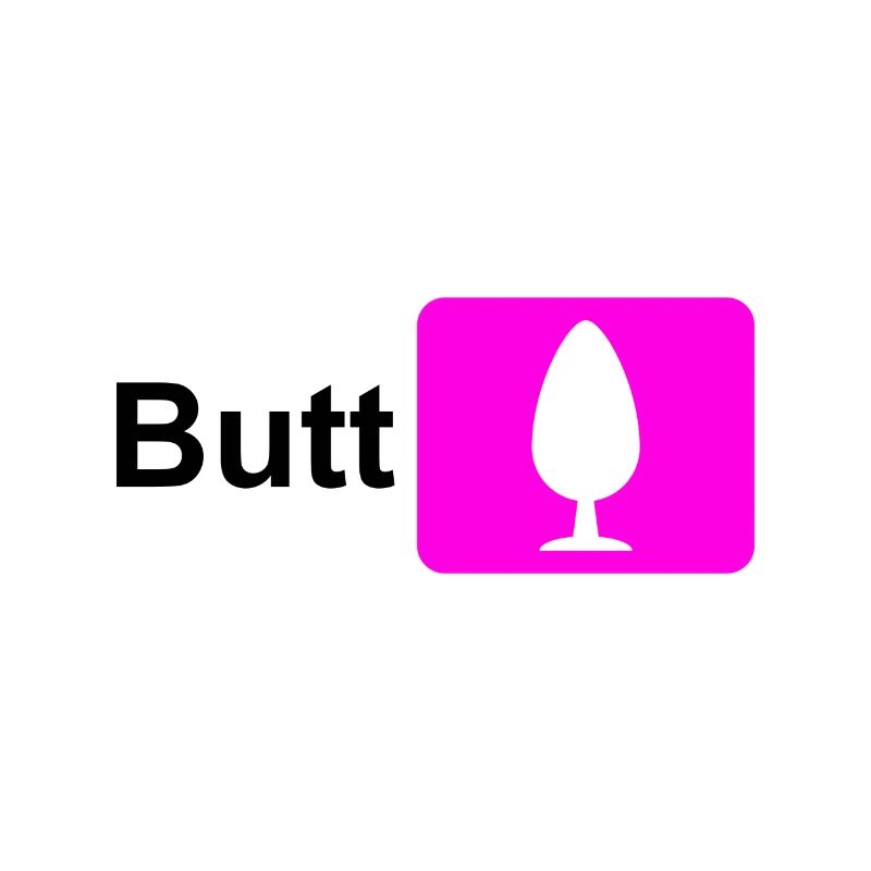 Butt Plug Icon Pink (for light background)