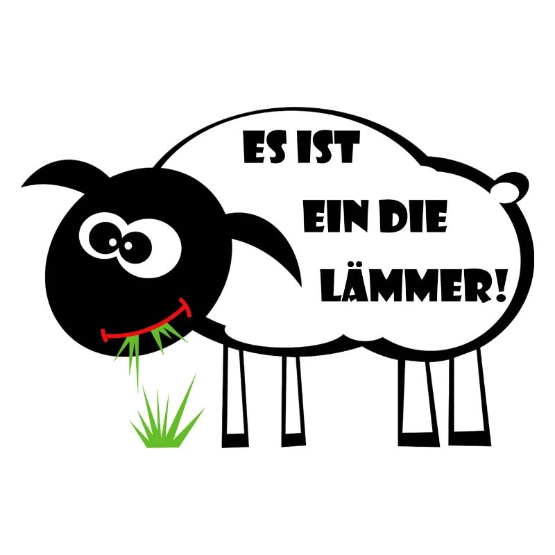 Es ist ein Dilemma! Lamm Geschenkidee