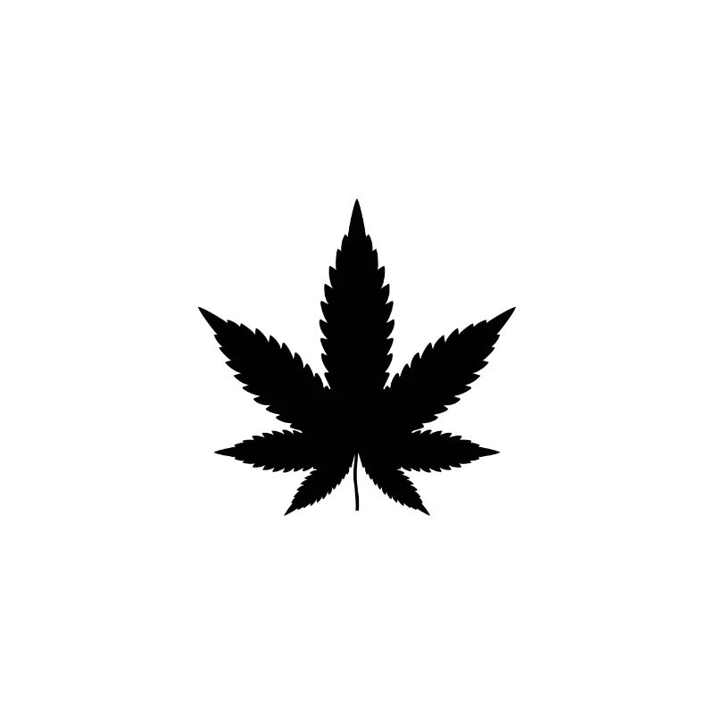 Canabis leaf, hemp leaf, marijuana