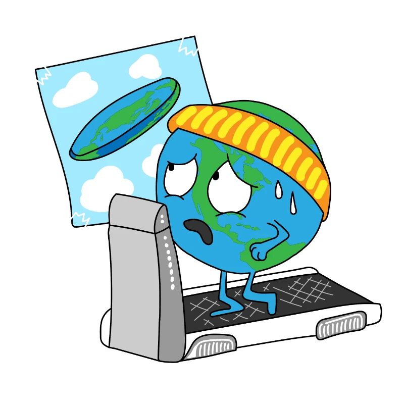 runde Erde Scheibe Erdscheibe Erdkugel Planet