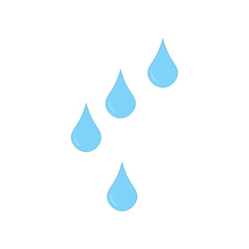 Raindrops icon rain drops