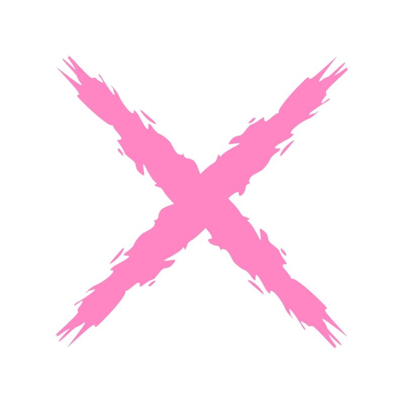 Croix rose