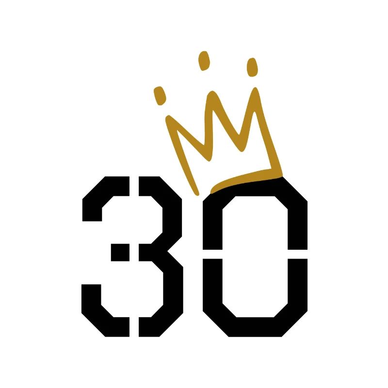 30 years old - 30 crown - 30 birthday
